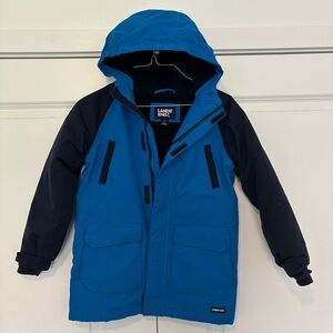 Lands' End Youth Squall Waterproof Insulated Hooded Jacket Parka